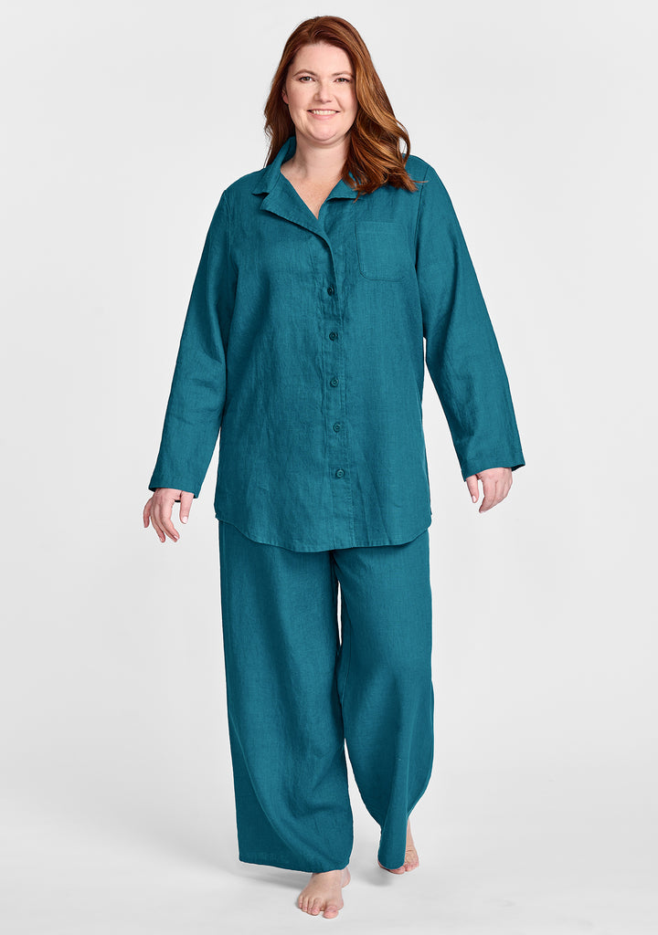 Pajama Set Linen Pajamas FINAL SALE Flax Barn Sale