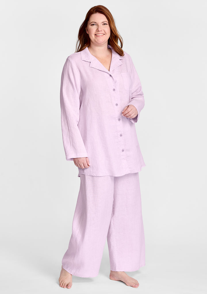 Plus size linen online pajamas