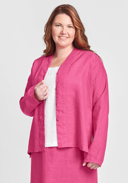 alluring blouse linen blouse pink