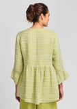 provence blouse linen shirt details